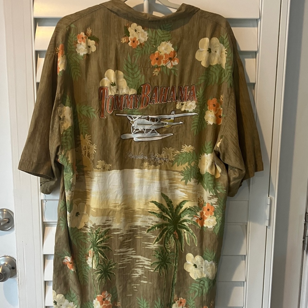 Tommy Bahama Taupe Textured Shirt